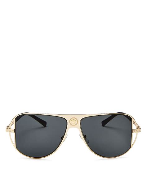 versace 57mm metal aviator sunglasses|designer sunglasses unisex aviators.